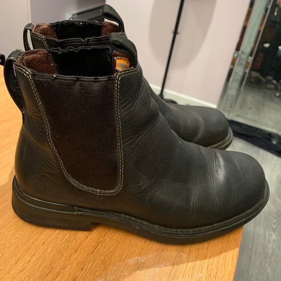 Timberland leather boots - Men's size 7.5 (but actually fit like US 8.5) - Picture 4 of 13